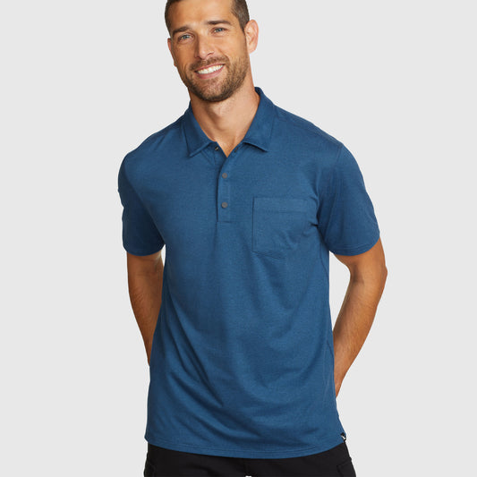 29-1668-POLO SS MOUNTAIN TREK-EDDIE BAUER