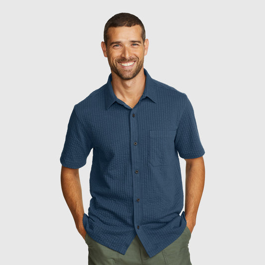 33-3126-CAMISA MANGA CORTA ALDERPINE SEERSUCKER-EDDIE BAUER