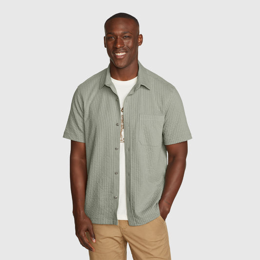 33-3126-CAMISA MANGA CORTA ALDERPINE SEERSUCKER-EDDIE BAUER