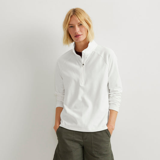 31-6221-QUEST FLEX QTR ZIP-EDDIE BAUER