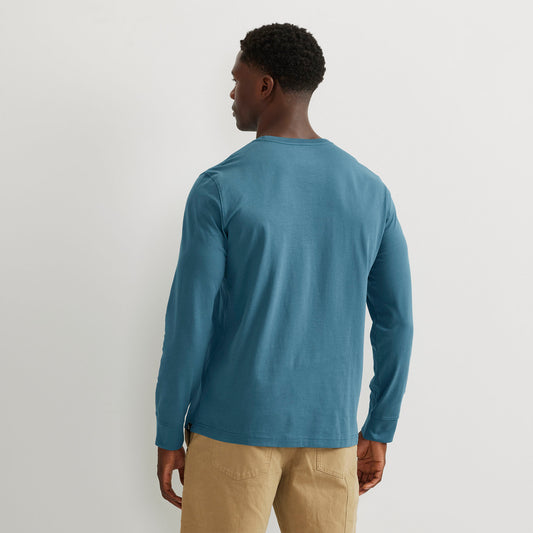 33-2532-TEE MANGA LARGA LEGEND WASH COTTON CLASSIC-EDDIE BAUER