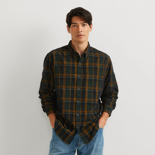 34-908-CAMISA LARGA CORDUROY-EDDIE BAUER