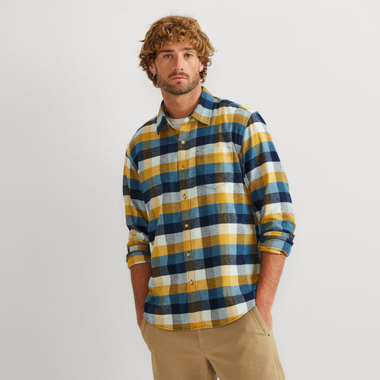 34-0917-FIELD FLANNEL FLEX SHIRT 2.0 (LIGHT)-EDDIE BAUER