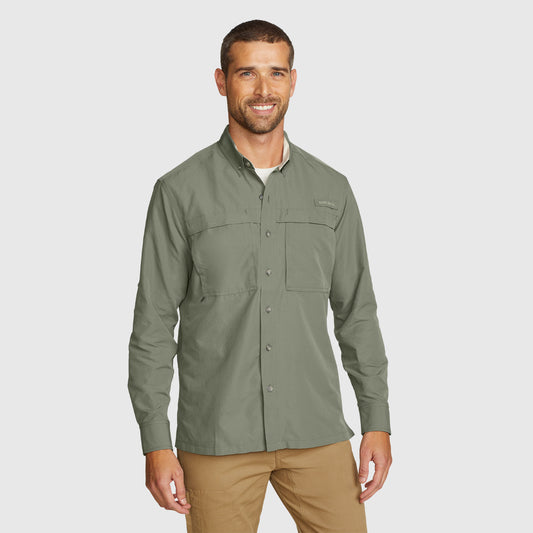 29-1686-CAMISA MANGA LARGA RAINIER RIPSTOP-EDDIE BAUER