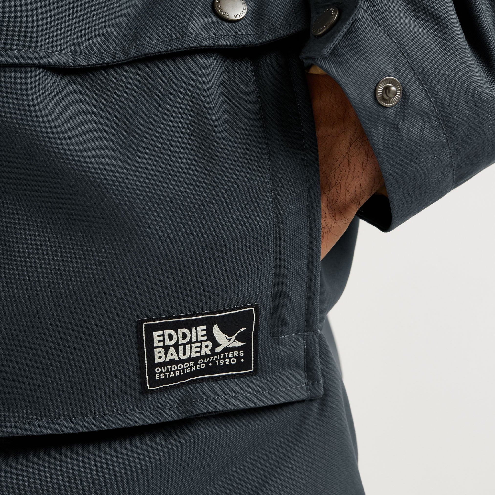 01-813-PARKA RAINFOIL HERITAGE INSULATED-EDDIE BAUER