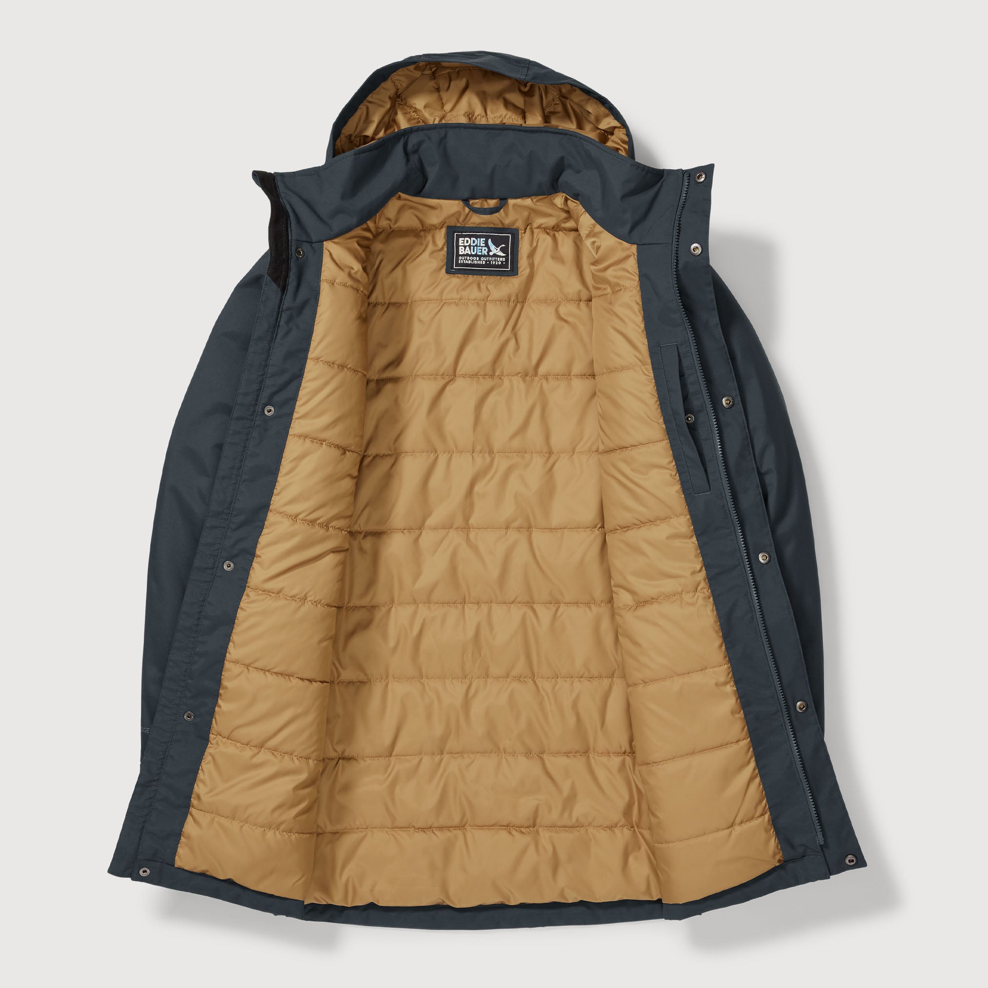 01-813-PARKA RAINFOIL HERITAGE INSULATED-EDDIE BAUER