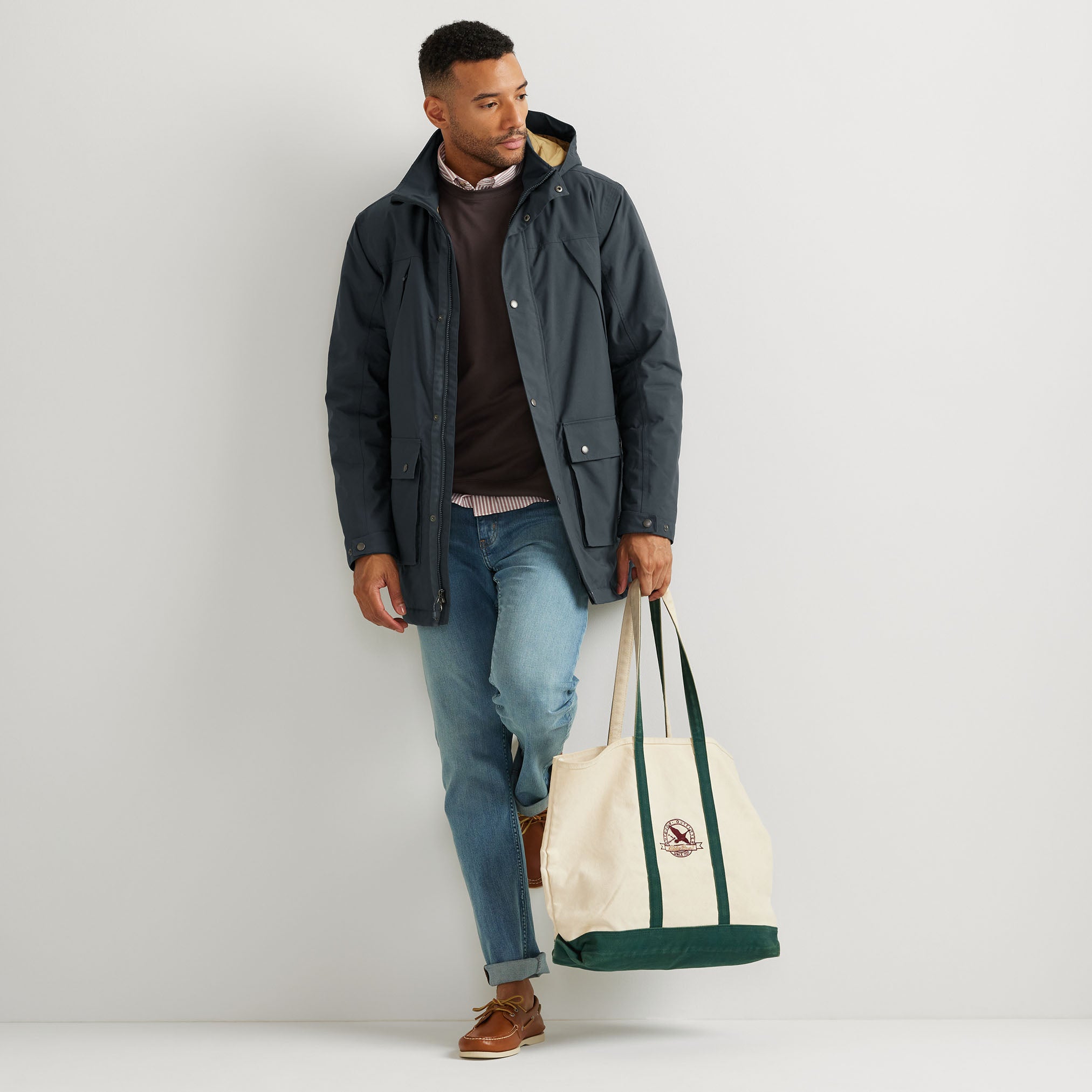 01-813-PARKA RAINFOIL HERITAGE INSULATED-EDDIE BAUER