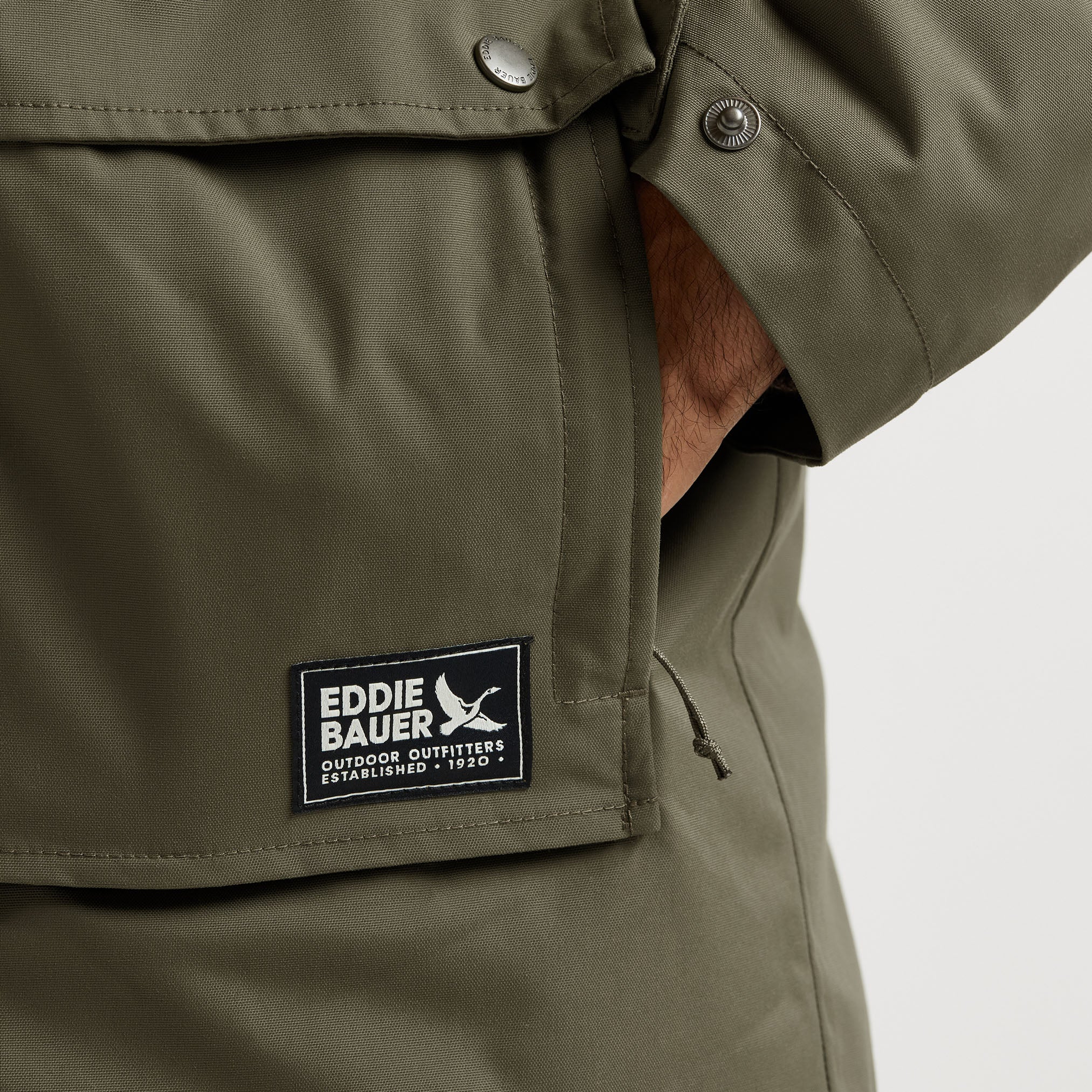 01-813-PARKA RAINFOIL HERITAGE INSULATED-EDDIE BAUER