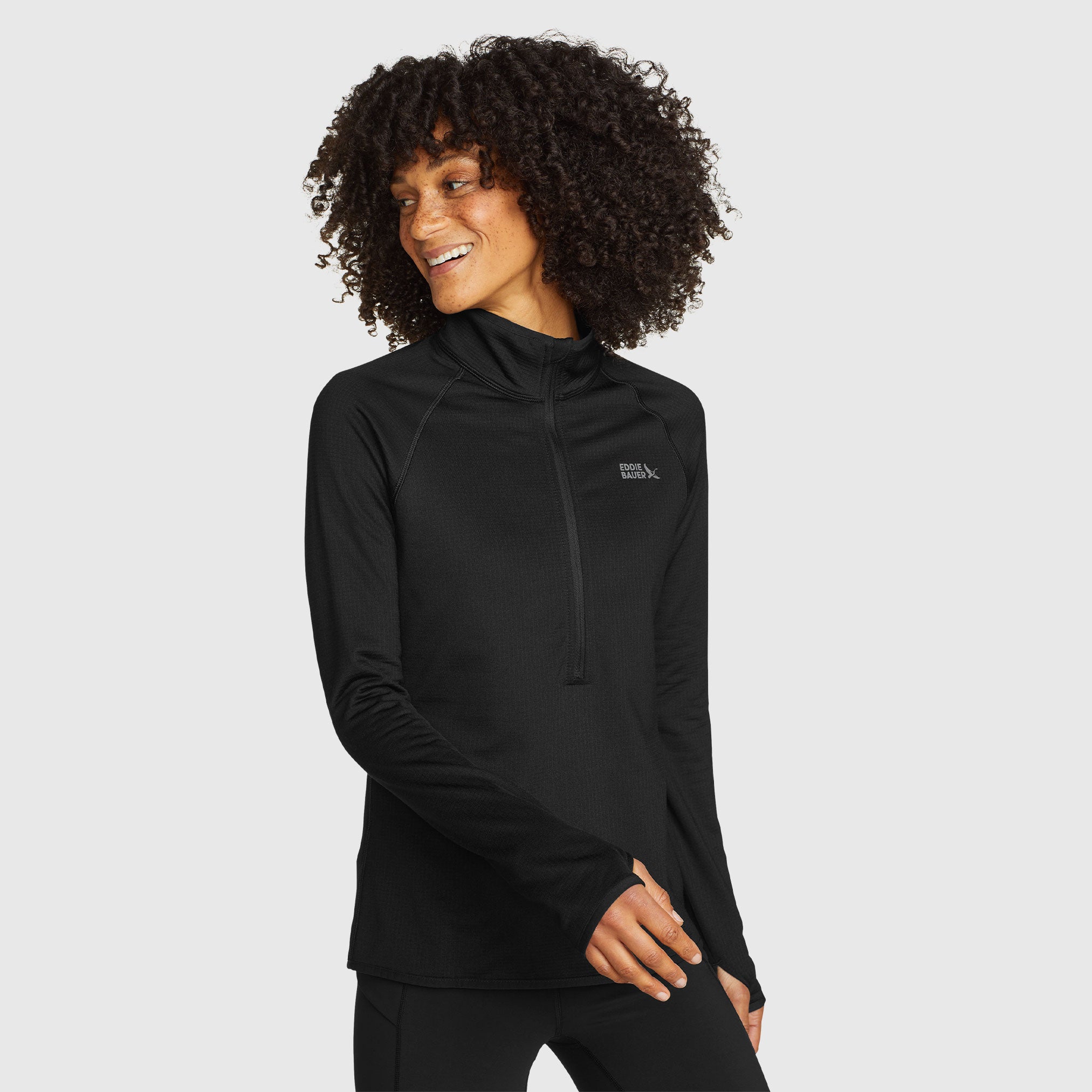31-5881-QUEST ACTIVATOR GRID  1/2 ZIP-EDDIE BAUER