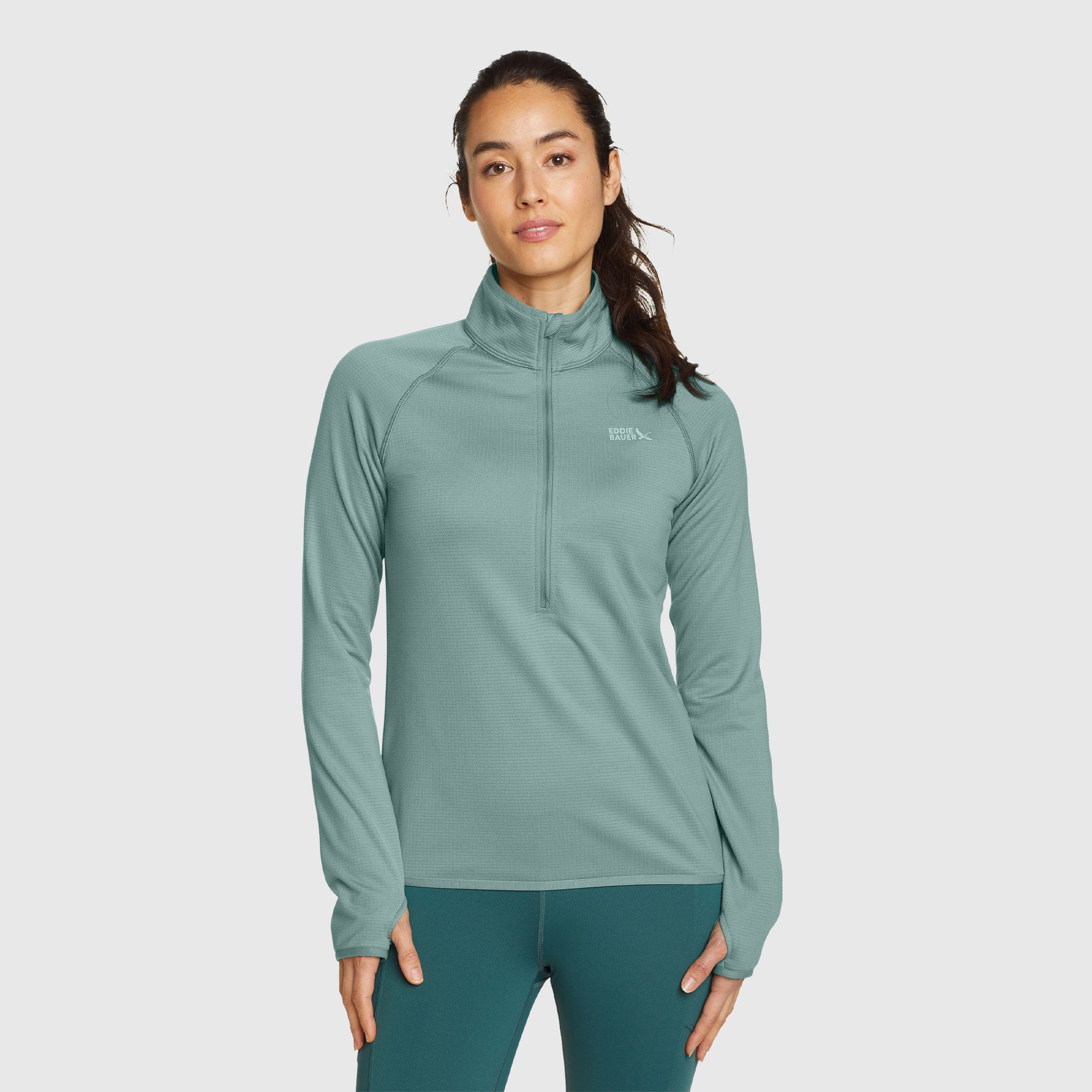 31-5881-QUEST ACTIVATOR GRID  1/2 ZIP-EDDIE BAUER