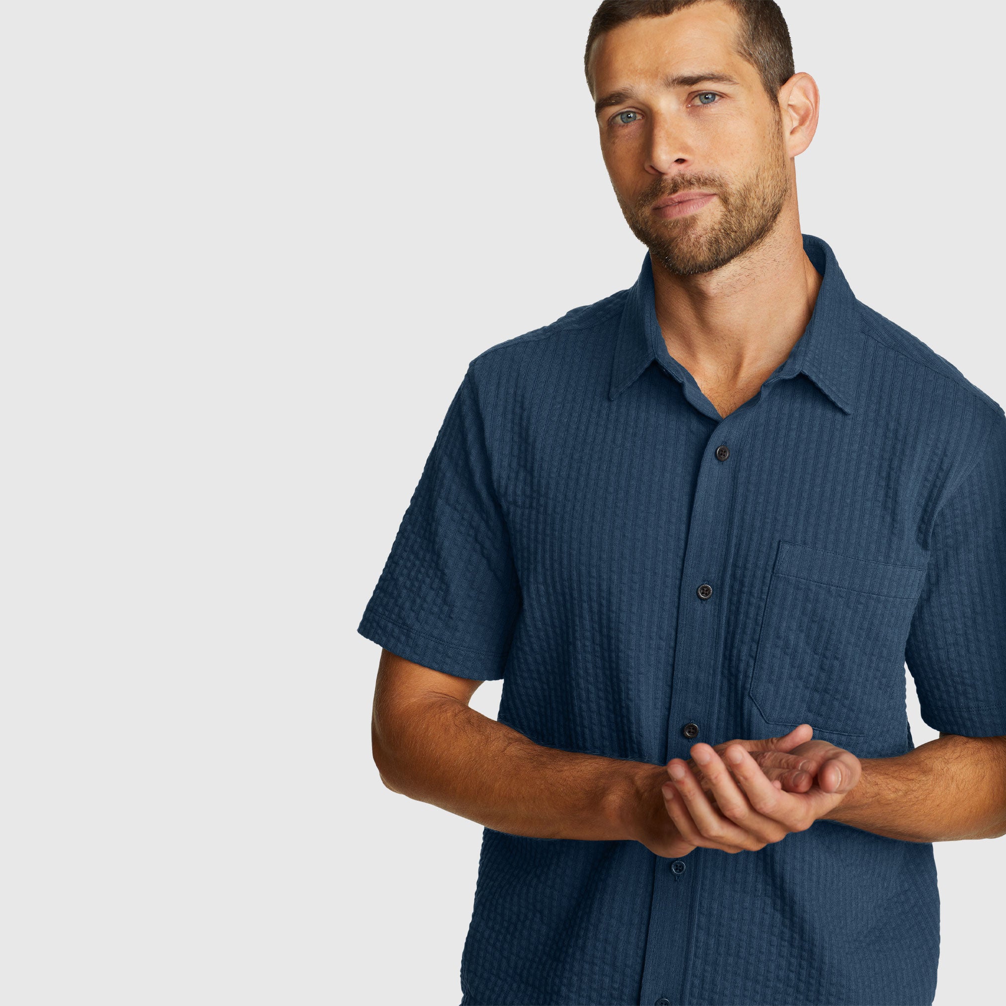 33-3126-CAMISA MANGA CORTA ALDERPINE SEERSUCKER-EDDIE BAUER#color_581-dusk