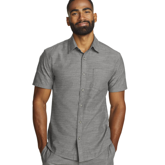34-0895-CAMISA MANGA CORTA CAMANO SOLID-EDDIE BAUER