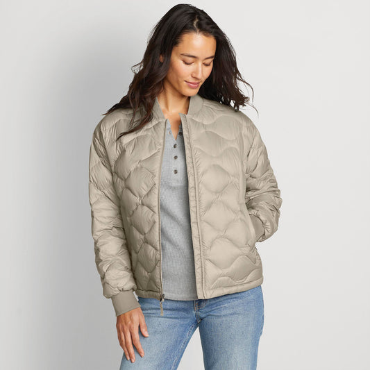 06-2108-CHAMARRA SHAW DOWN BOMBER-EDDIE BAUER