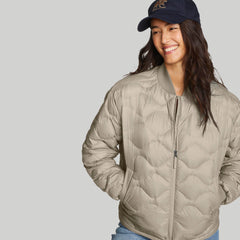 06-2108-CHAMARRA SHAW DOWN BOMBER-EDDIE BAUER