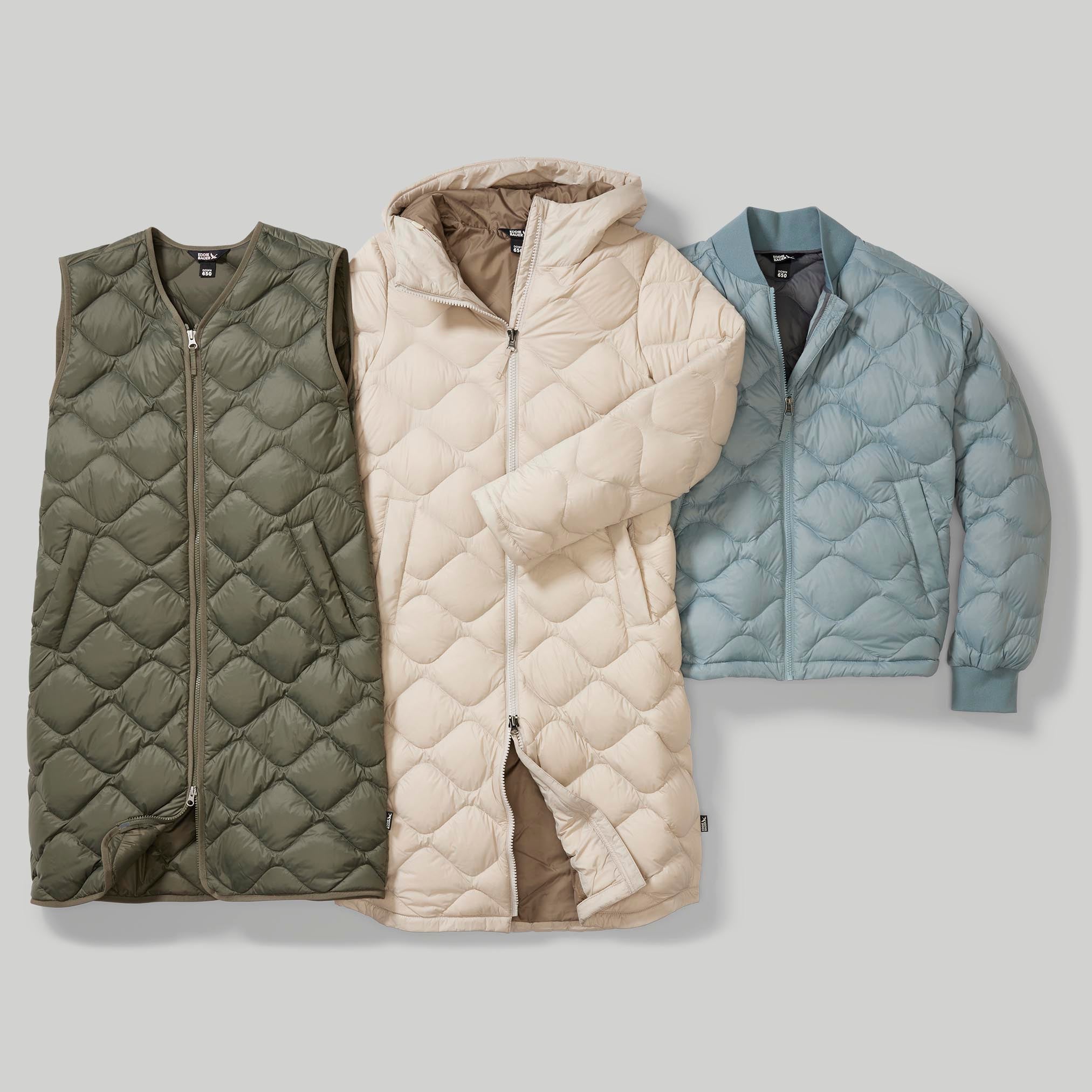 06-2108-CHAMARRA SHAW DOWN BOMBER-EDDIE BAUER