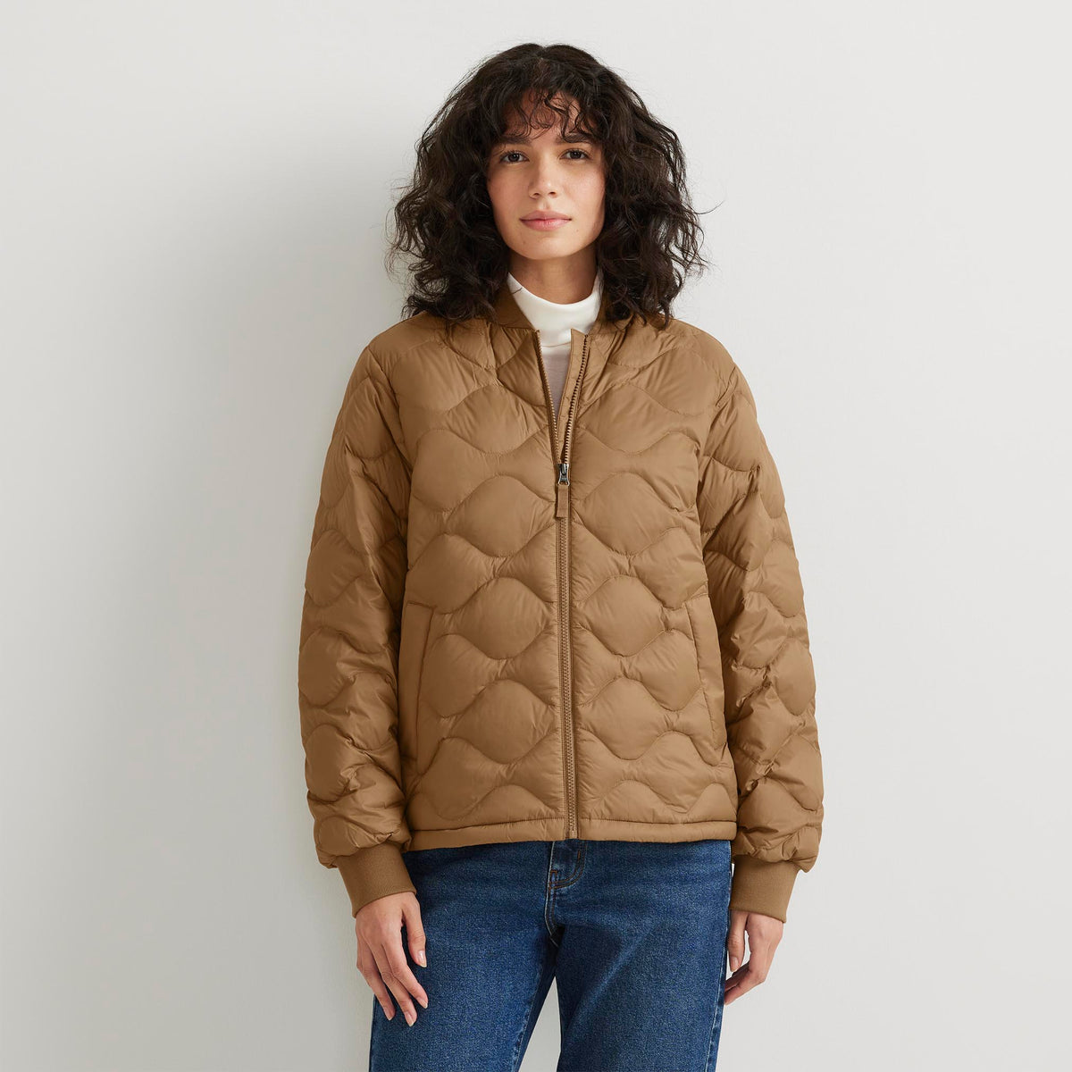06-2108-CHAMARRA SHAW DOWN BOMBER-EDDIE BAUER