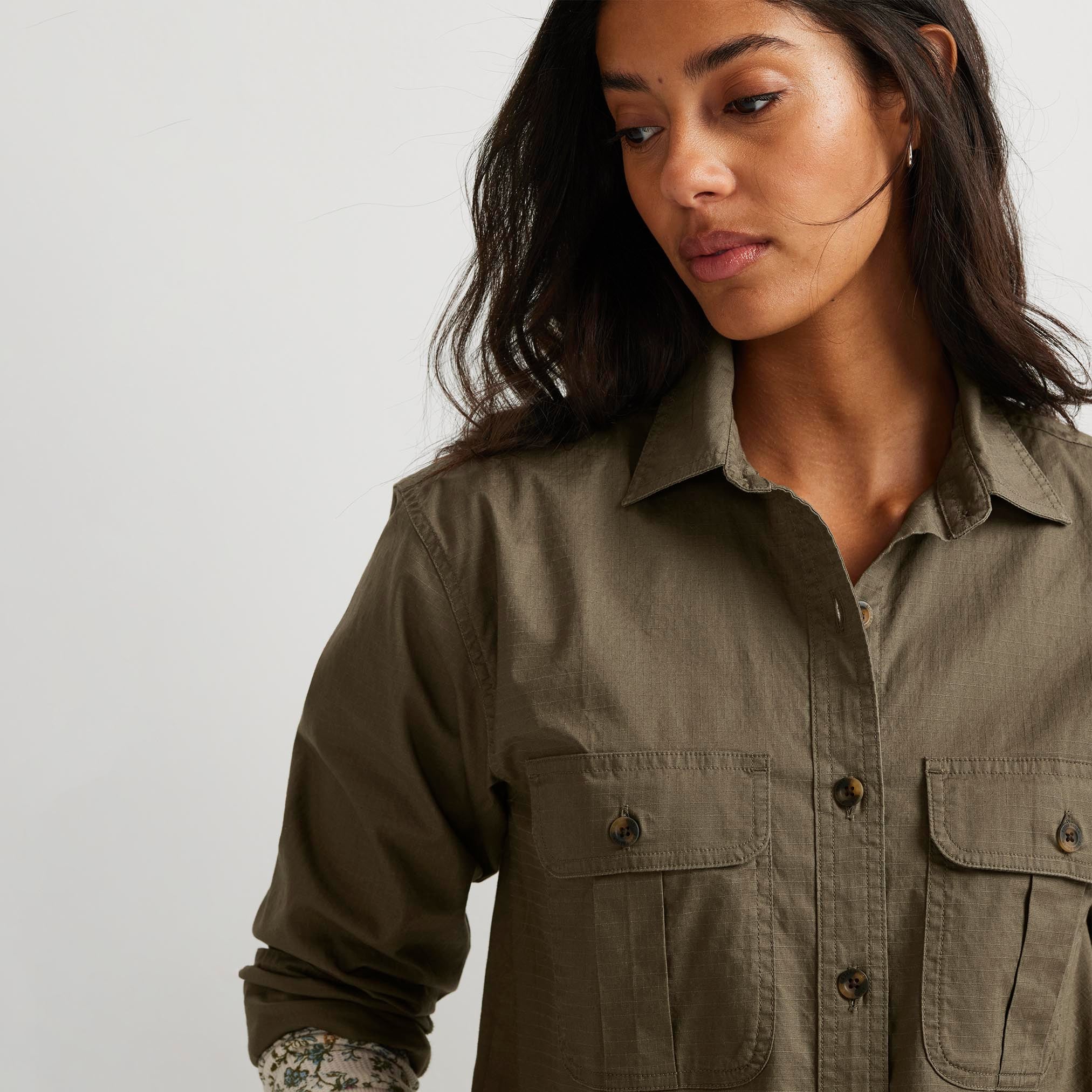 08-1338-CAMISA COTTON RIPSTOP UTILITY-EDDIE BAUER