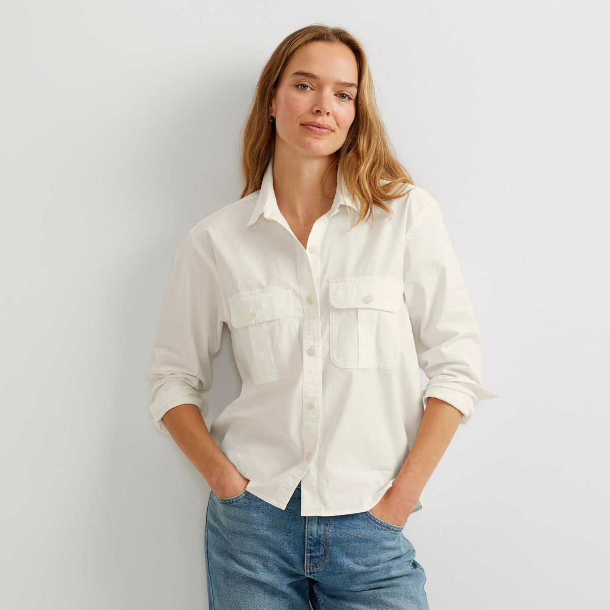 08-1338-CAMISA COTTON RIPSTOP UTILITY-EDDIE BAUER