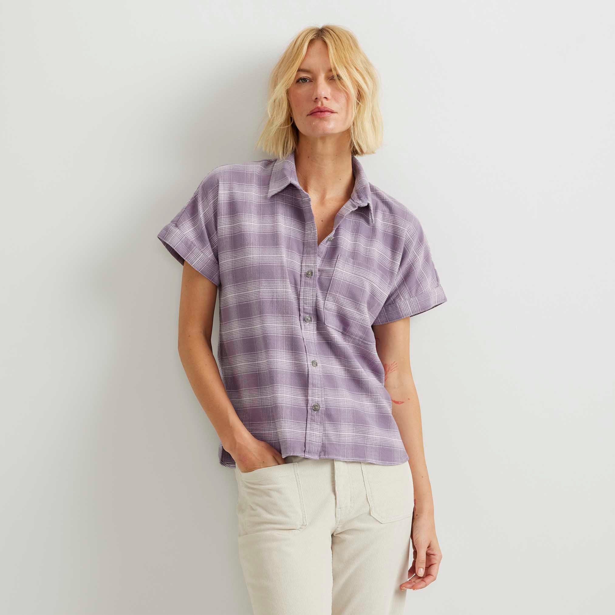 08-1349-CAMISA FIELD FLANNEL MANGA CORTA-EDDIE BAUER