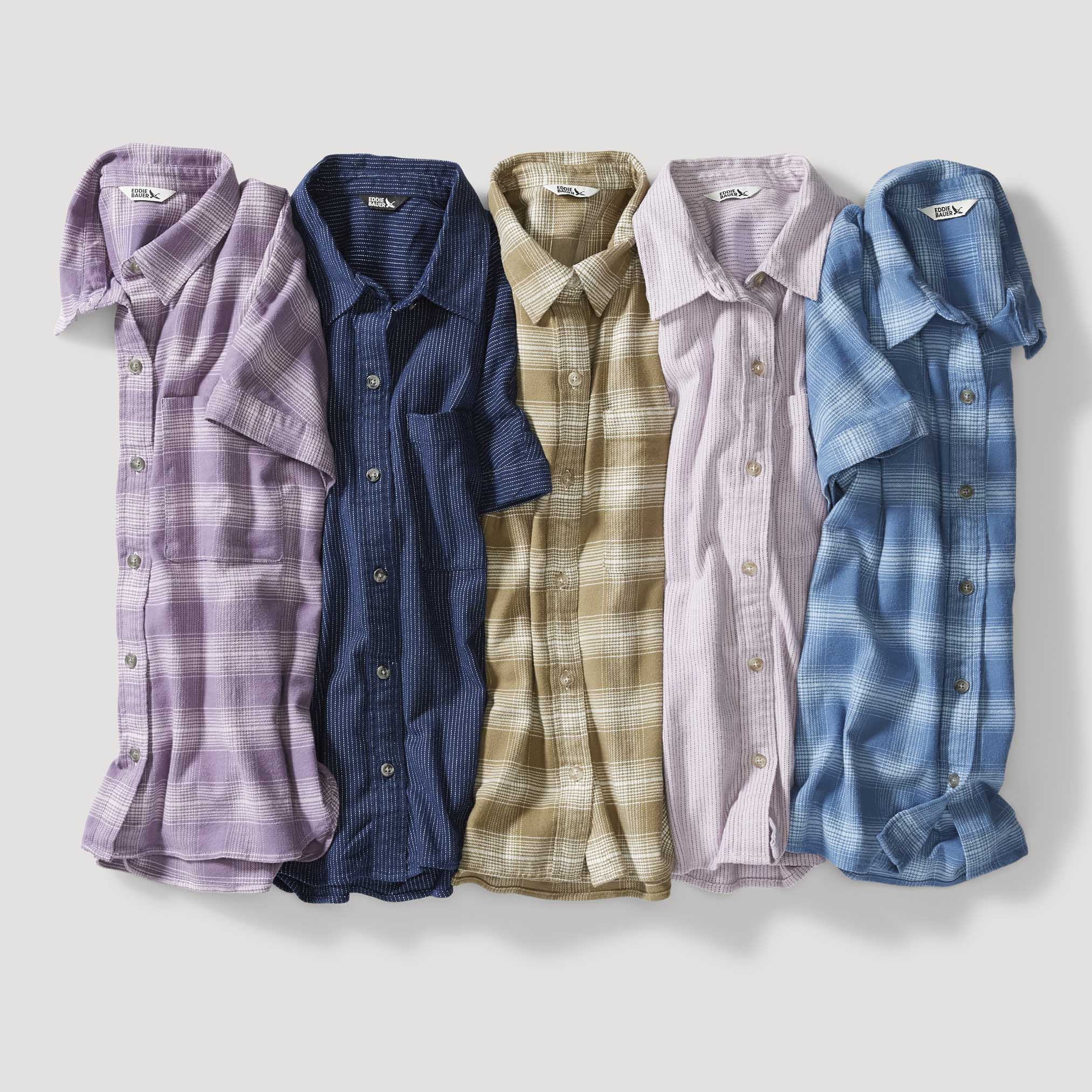 08-1349-CAMISA FIELD FLANNEL MANGA CORTA-EDDIE BAUER