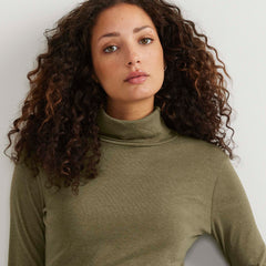 09-1813-MANGA LARGA FAV TNECK SOLID-EDDIE BAUER