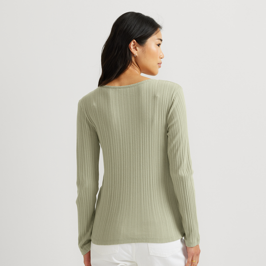 09-4682-MEADOWOOD RIB LS-EDDIE BAUER