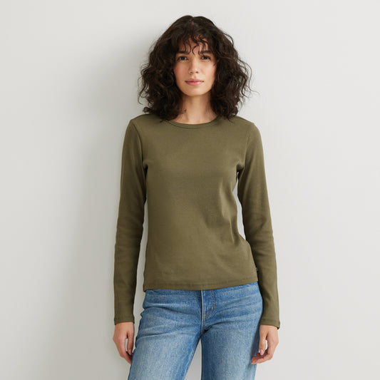 09-4887-PLAYERA MANGA LARGA ESSENTIAL RIB LAYERING-EDDIE BAUER
