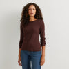 PLAYERA MANGA LARGA ESSENTIAL RIB LAYERING