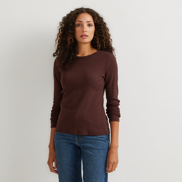 09-4887-PLAYERA MANGA LARGA ESSENTIAL RIB LAYERING-EDDIE BAUER