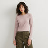 PLAYERA MANGA LARGA ESSENTIAL RIB LAYERING