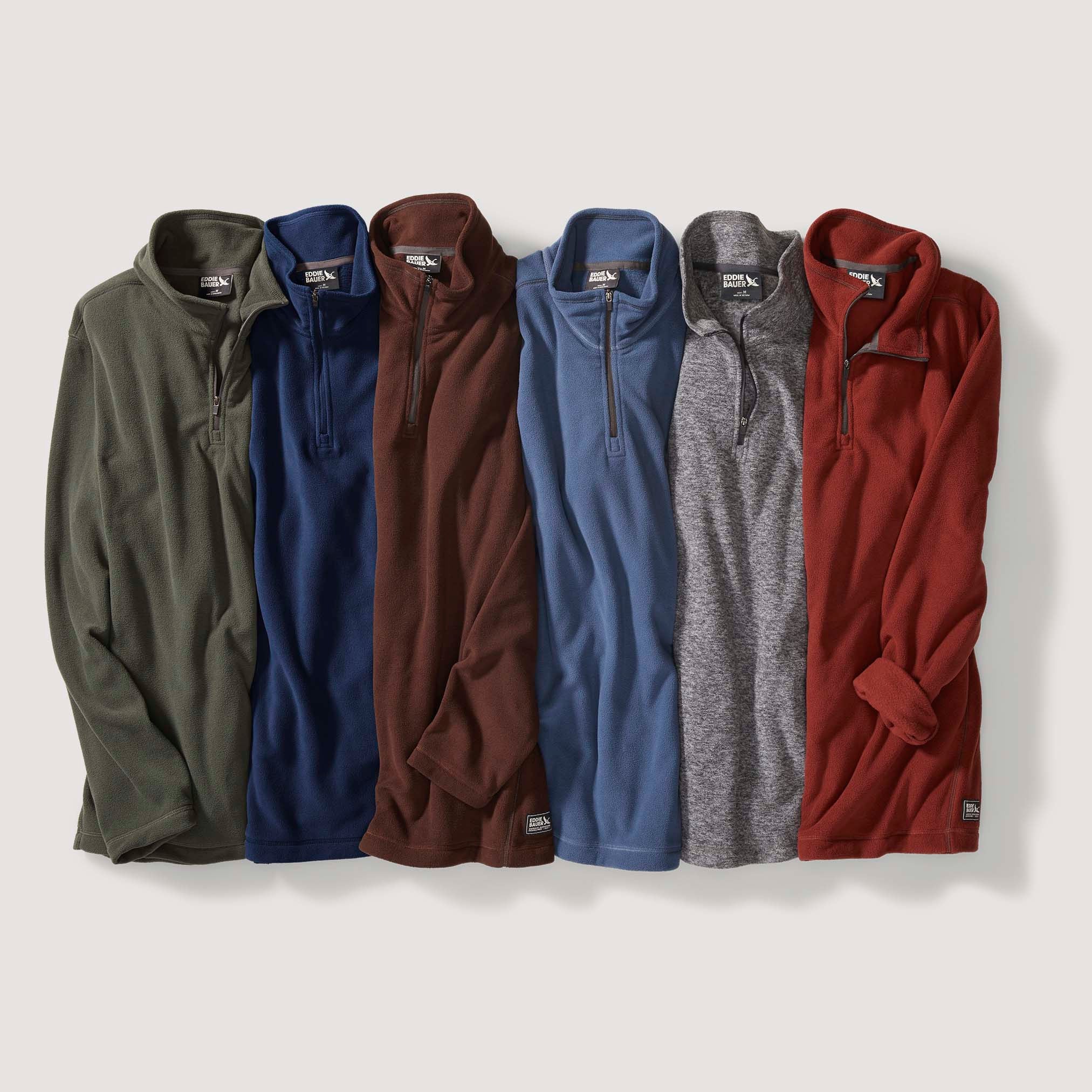 29-063-QUEST 1/4 ZIP-EDDIE BAUER