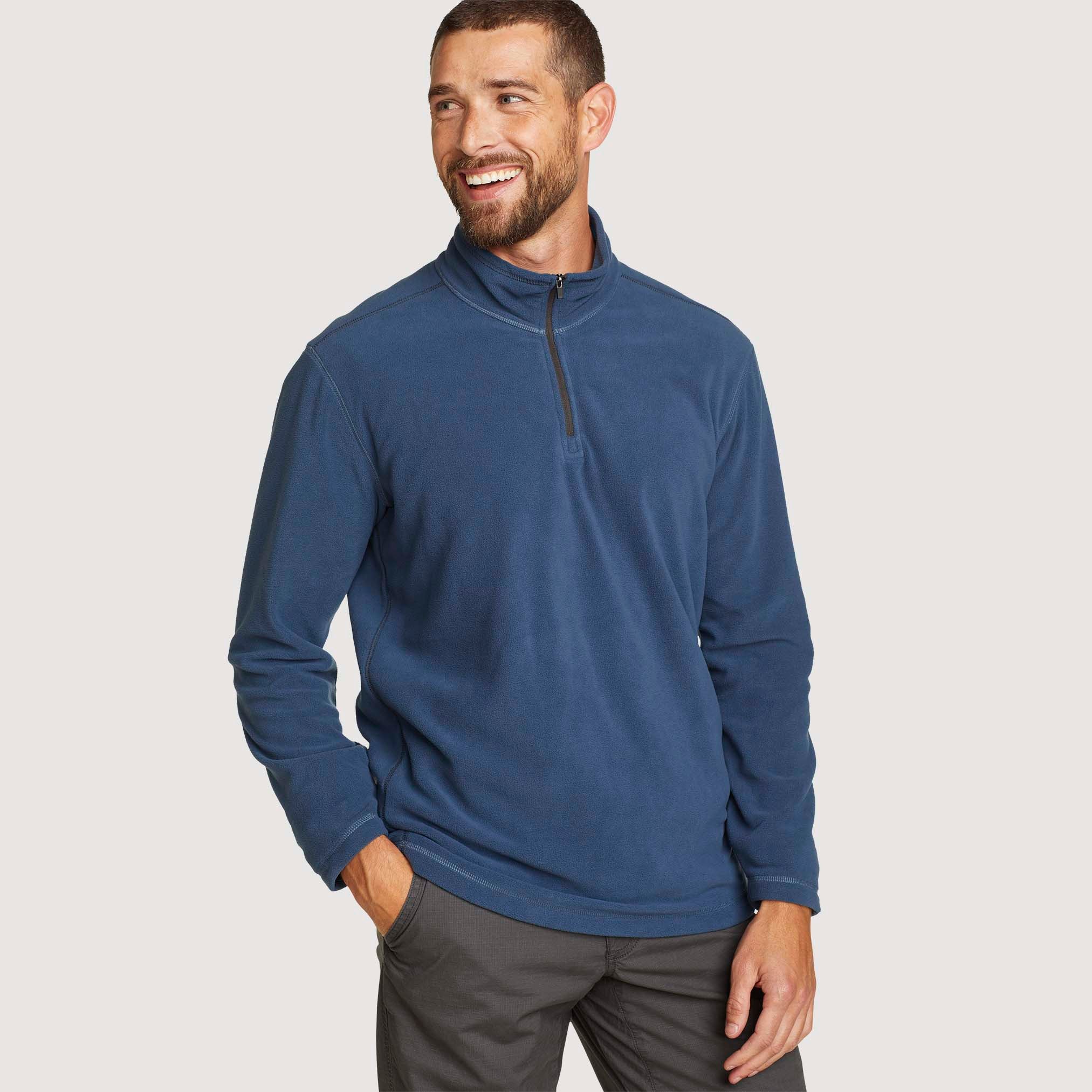29-063-QUEST 1/4 ZIP-EDDIE BAUER