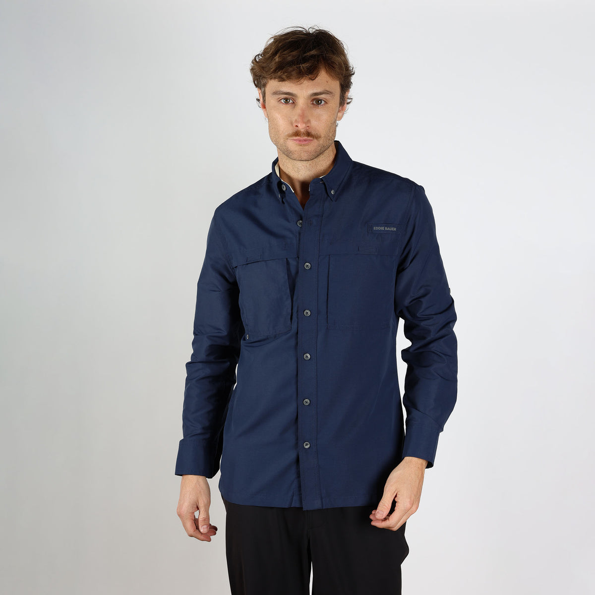 29-1686-CAMISA MANGA LARGA RAINIER RIPSTOP-EDDIE BAUER