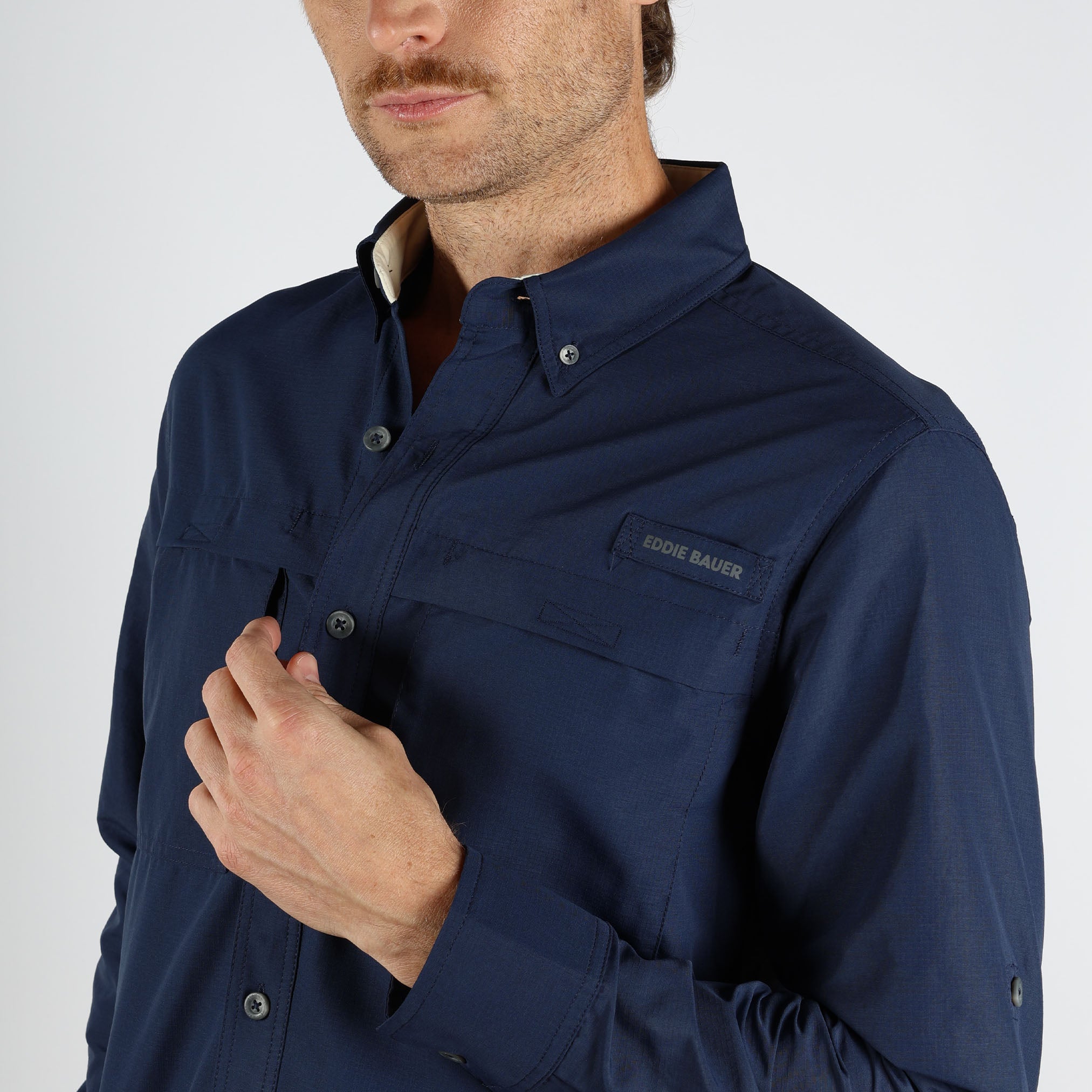 29-1686-CAMISA MANGA LARGA RAINIER RIPSTOP-EDDIE BAUER