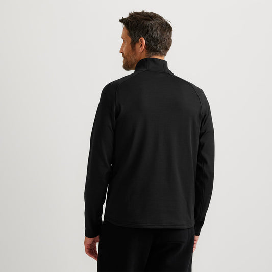 29-1704-MANGA LARGA HIGH ROUTE GRID HALF ZIP MOCK 2.0-EDDIE BAUER