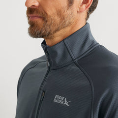 29-1704-MANGA LARGA HIGH ROUTE GRID HALF ZIP MOCK 2.0-EDDIE BAUER