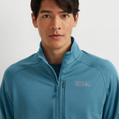29-1704-MANGA LARGA HIGH ROUTE GRID HALF ZIP MOCK 2.0-EDDIE BAUER