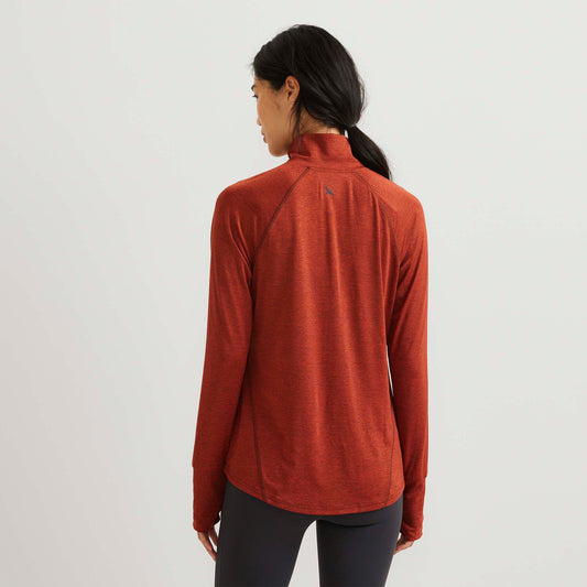 09-4075-LS RESO STRETCH 1/4 ZIP-EDDIE BAUER