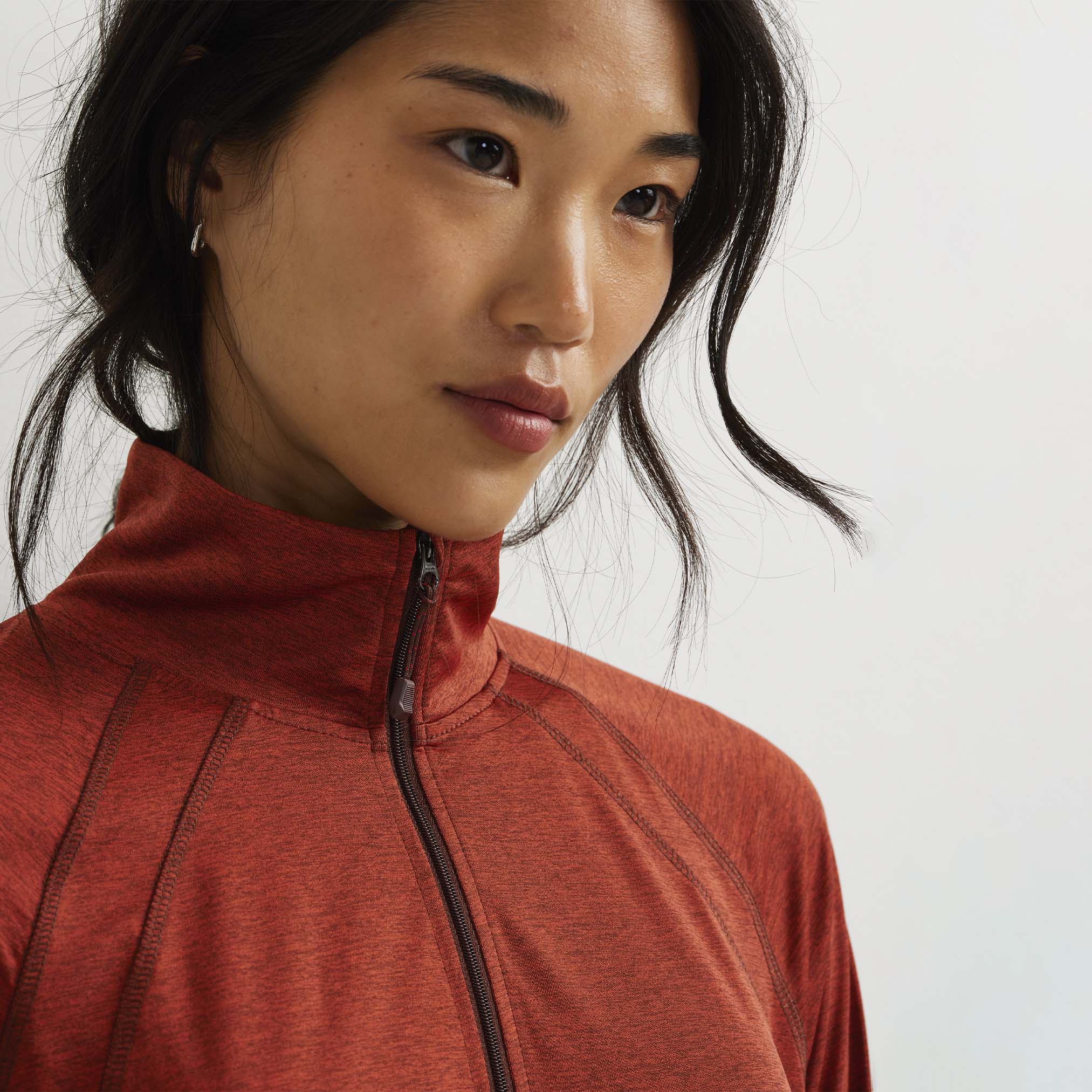 09-4075-LS RESO STRETCH 1/4 ZIP-EDDIE BAUER