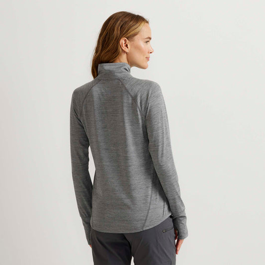 09-4075-LS RESO STRETCH 1/4 ZIP-EDDIE BAUER