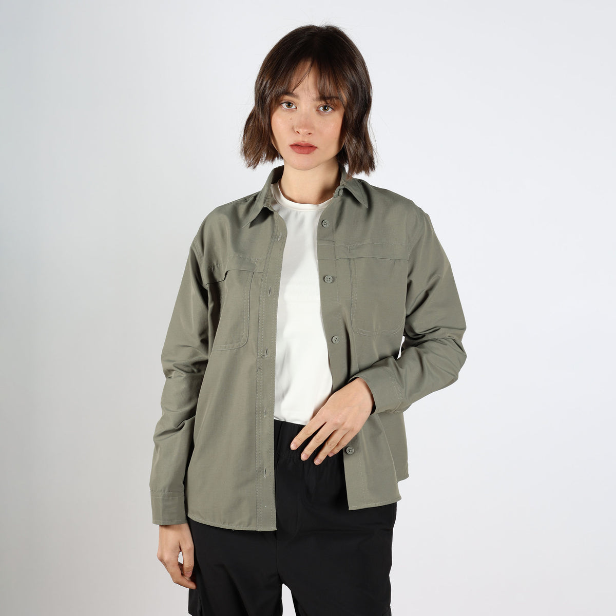 31-6063-CAMISA RAINIER RIPSTOP-EDDIE BAUER