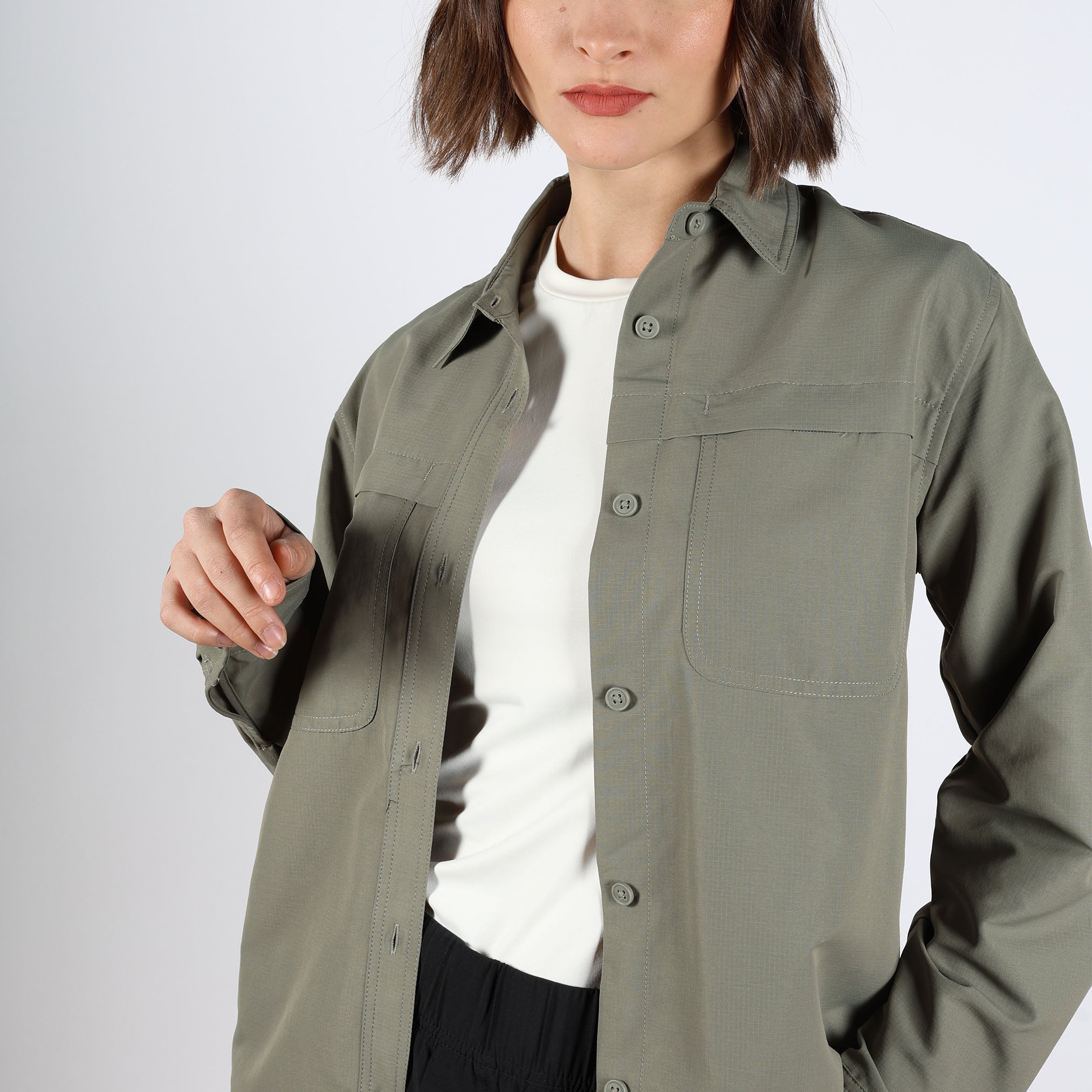 31-6063-CAMISA RAINIER RIPSTOP-EDDIE BAUER