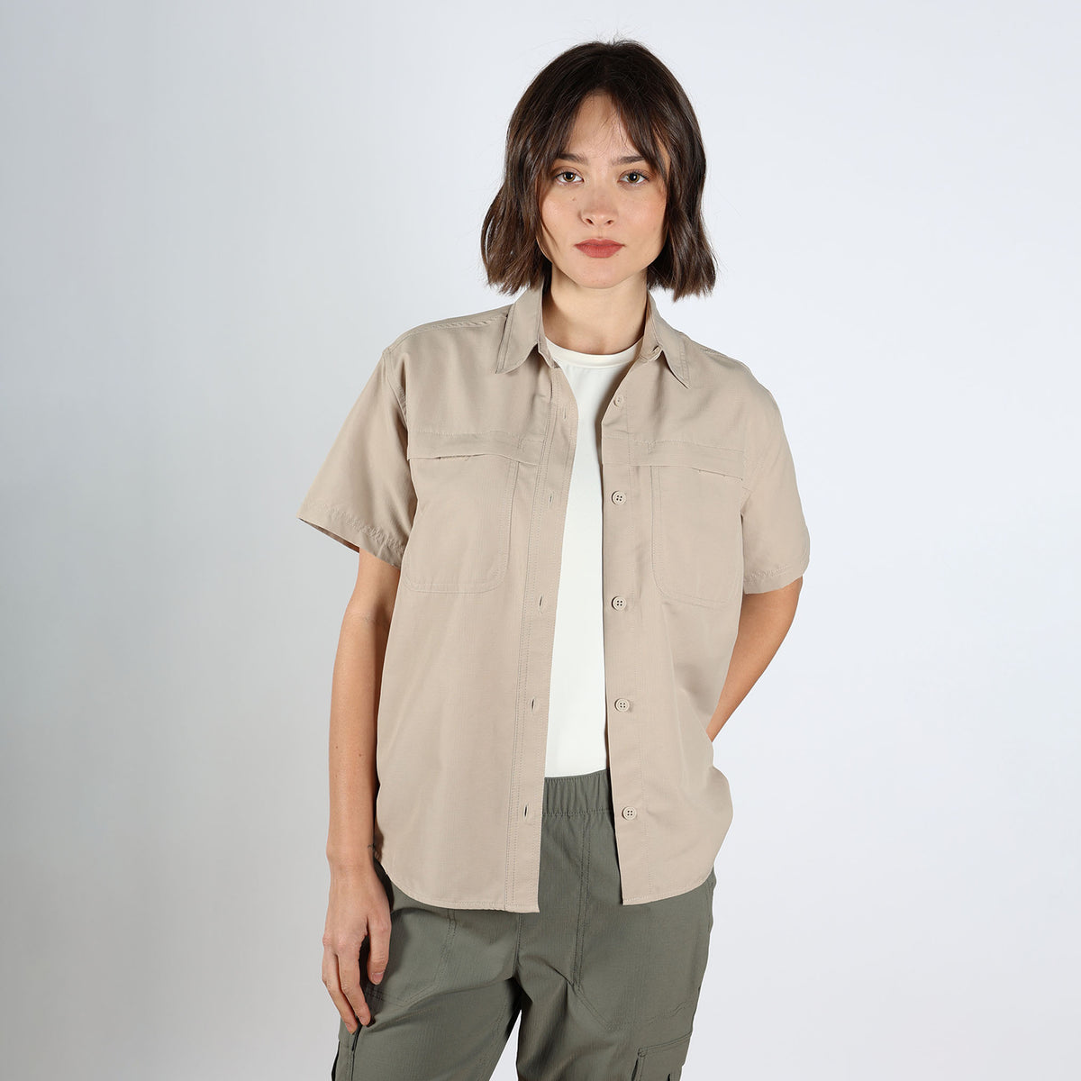 31-6065-CAMISA RAINIER RIPSTOP MANGA CORTA-EDDIE BAUER