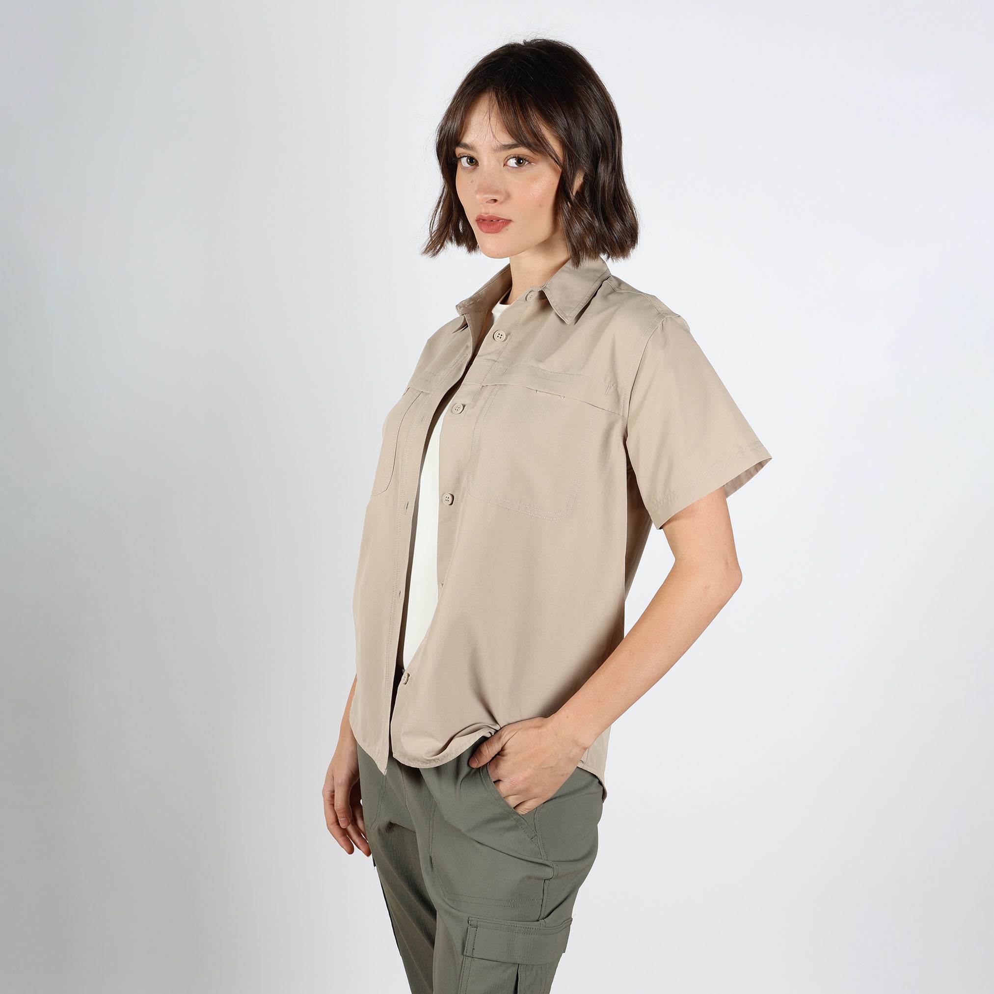 31-6065-CAMISA RAINIER RIPSTOP MANGA CORTA-EDDIE BAUER