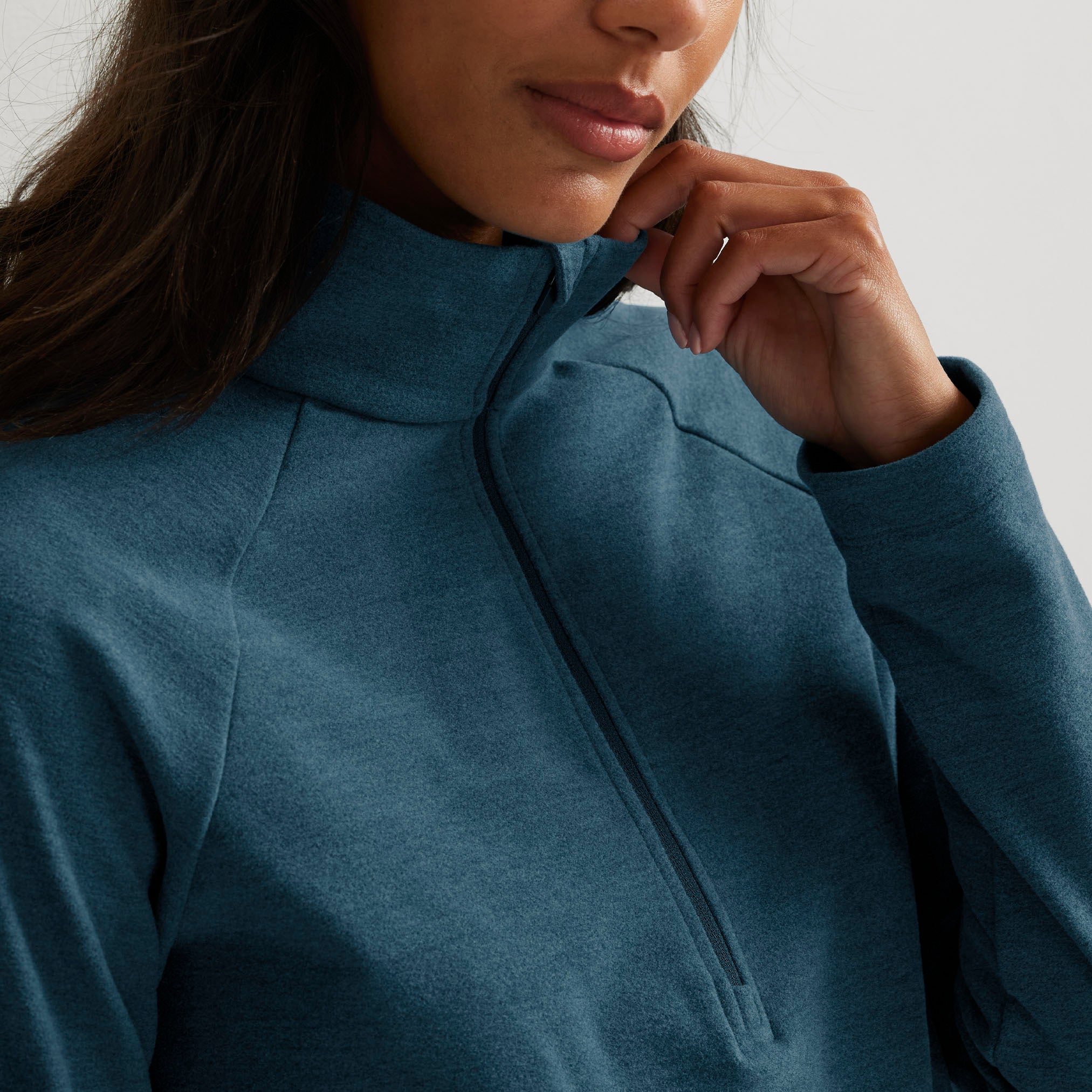 31-6221-QUEST FLEX QTR ZIP-EDDIE BAUER