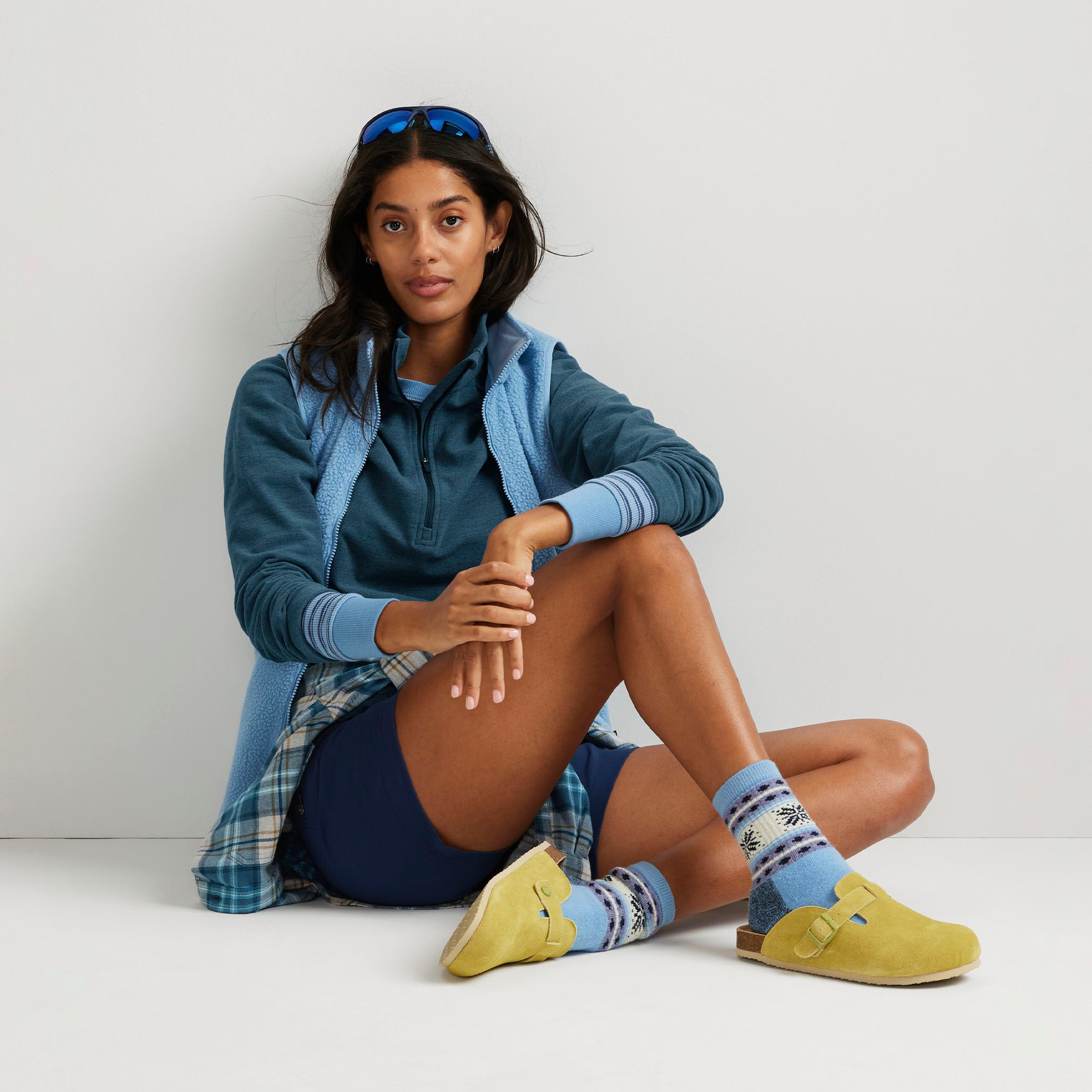 31-6221-QUEST FLEX QTR ZIP-EDDIE BAUER