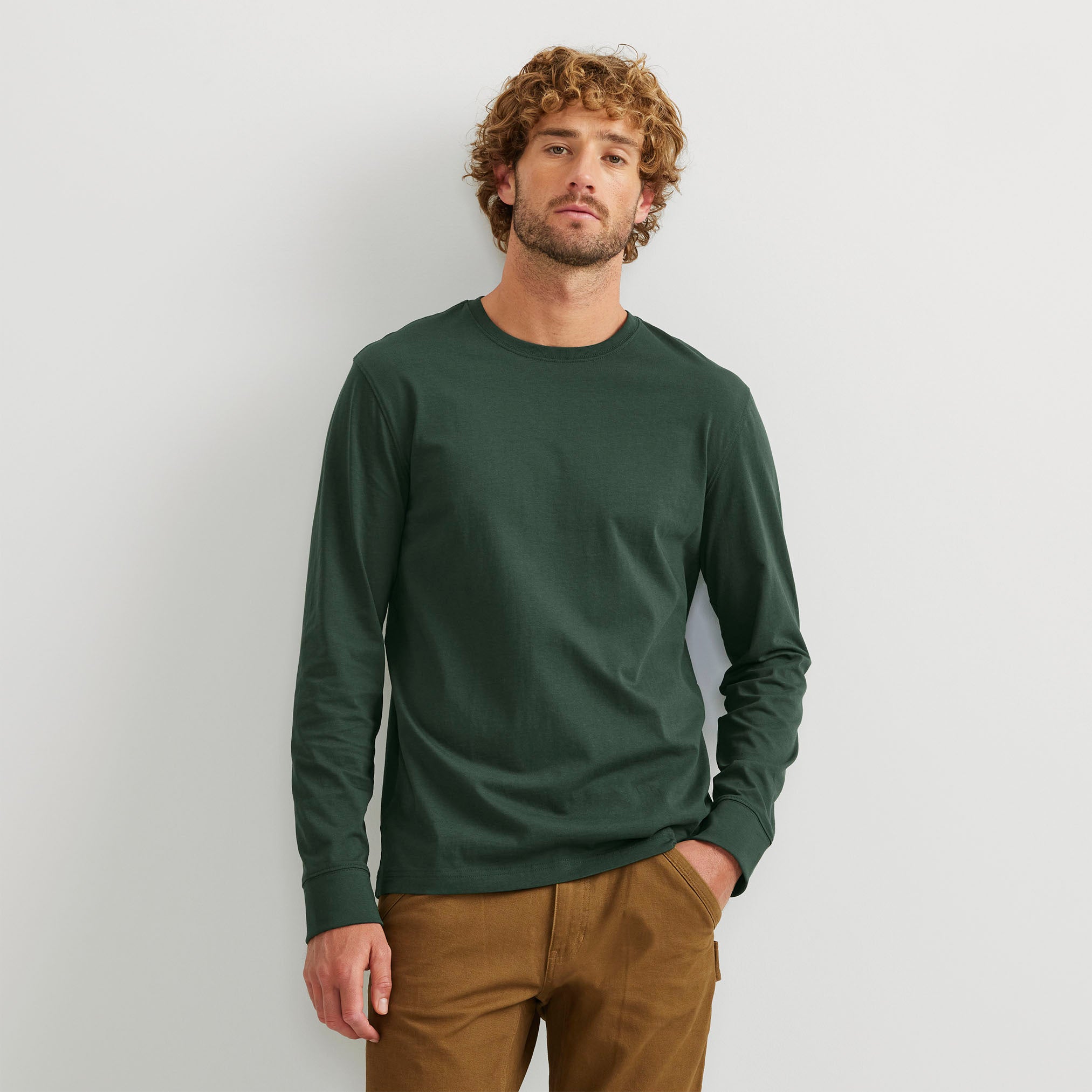 33-2532-TEE MANGA LARGA LEGEND WASH COTTON CLASSIC-EDDIE BAUER#color_614-dk-hunter