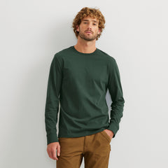 33-2532-TEE MANGA LARGA LEGEND WASH COTTON CLASSIC-EDDIE BAUER#color_614-dk-hunter