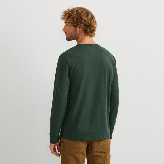 33-2532-TEE MANGA LARGA LEGEND WASH COTTON CLASSIC-EDDIE BAUER#color_614-dk-hunter