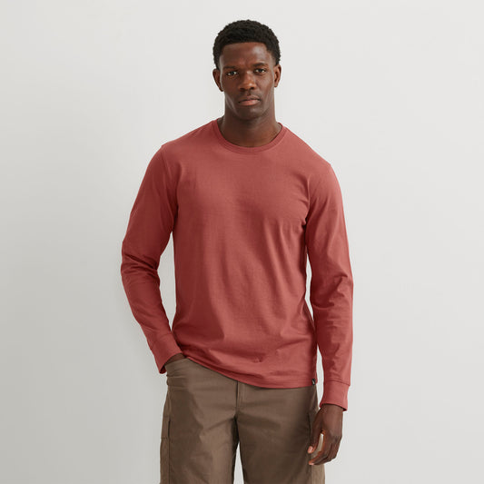 33-2532-TEE MANGA LARGA LEGEND WASH COTTON CLASSIC-EDDIE BAUER#color_749-mineral-red